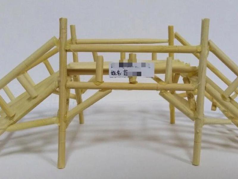 筷子搭建桥图片(筷子搭建桥图片简单) 筷子搭建桥图片(筷子搭建桥图片简单)