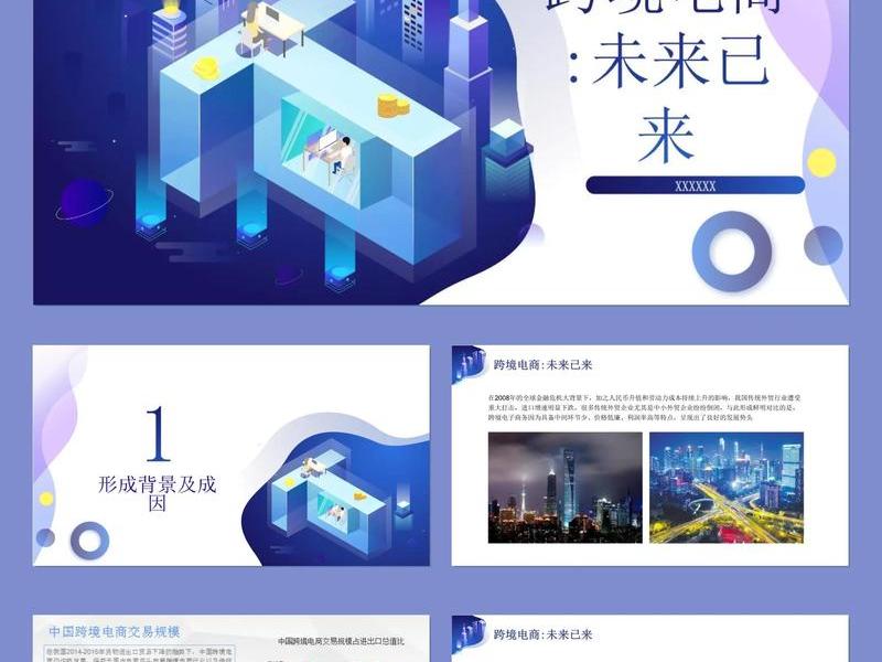 跨境电商ppt图片、跨境电商ppt图片模板