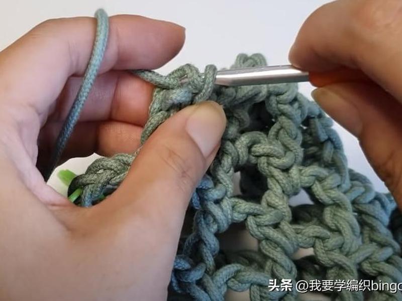 网眼结编织教程,网眼针织法及教程 网眼结编织教程,网眼针织法及教程