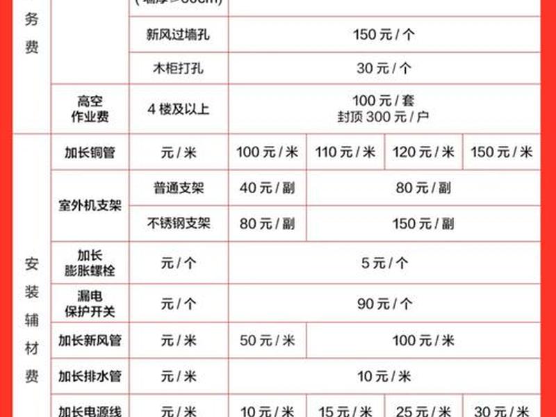欧普安装 欧普安装收费价目表 欧普安装 欧普安装收费价目表