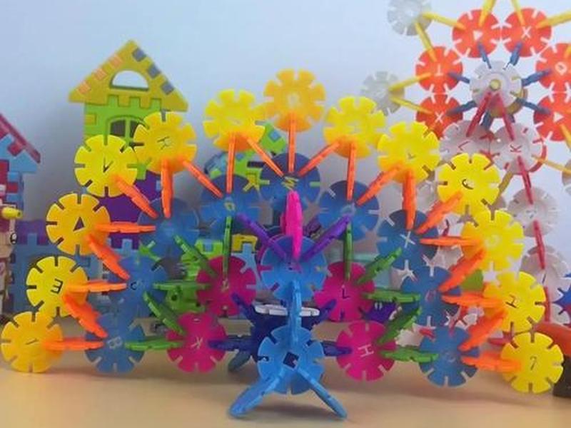 雪花片搭建图片大全 雪花片搭建图片大全大图高清