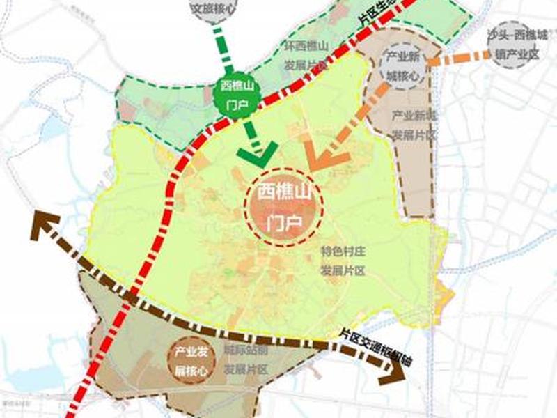 西樵规划图(佛山西樵规划图) 西樵规划图(佛山西樵规划图)