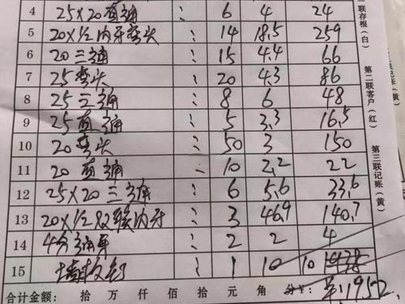 五金建材进货清单,五金建材进货清单模板 五金建材进货清单,五金建材进货清单模板