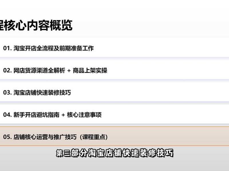 淘宝开店运营详细教程 淘宝开店运营详细教程图片 淘宝开店运营详细教程 淘宝开店运营详细教程图片