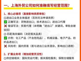 上海注册外贸公司的流程及费用（上海注册外贸公司的流程及费用标准）