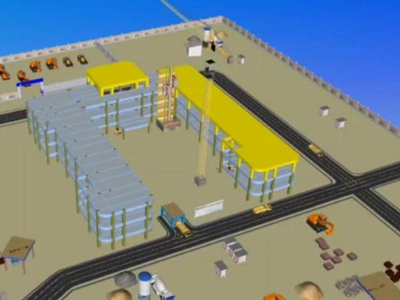 模拟建造施工现场(模拟建造施工现场图片) 模拟建造施工现场(模拟建造施工现场图片)