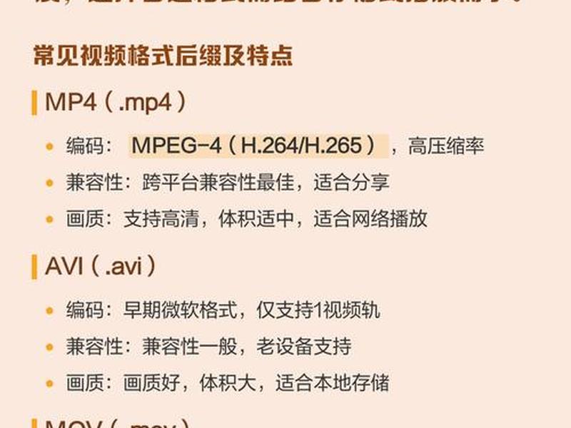 最新视频格式;最新视频格式有哪些 最新视频格式;最新视频格式有哪些