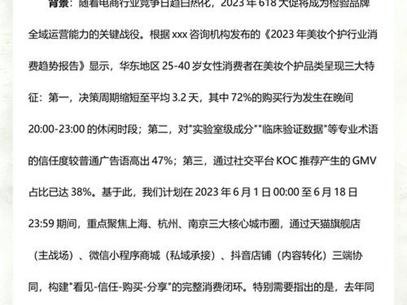 618网络营销方案 - 618网络营销策划方案
