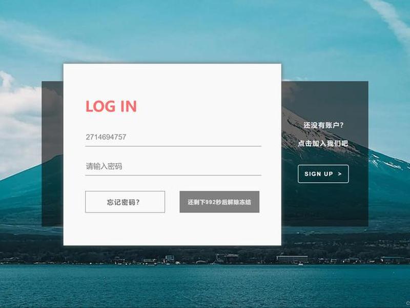 html和css代码页面登录（html简单登录界面代码css）