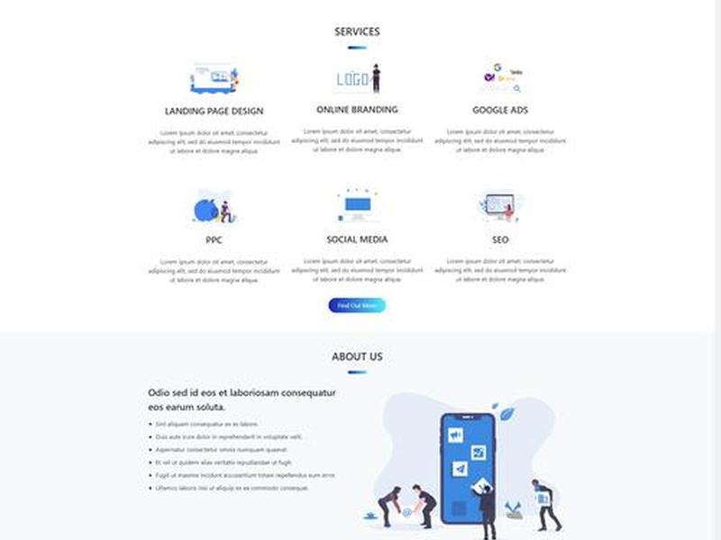 ui网页设计模板 - ui网站设计模板