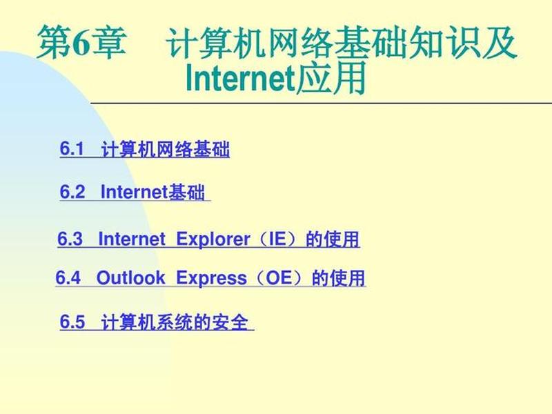 internet与网络基础 - 计算机网络基础与internet应用 internet与网络基础 - 计算机网络基础与internet应用