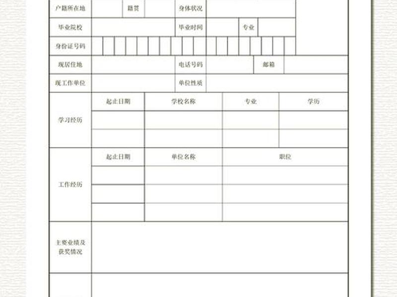 html 个人简历；html个人简历模板