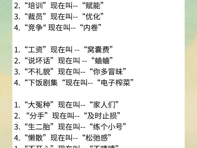 2024网络热梗大全;2024网络热梗大全最新 2024网络热梗大全;2024网络热梗大全最新