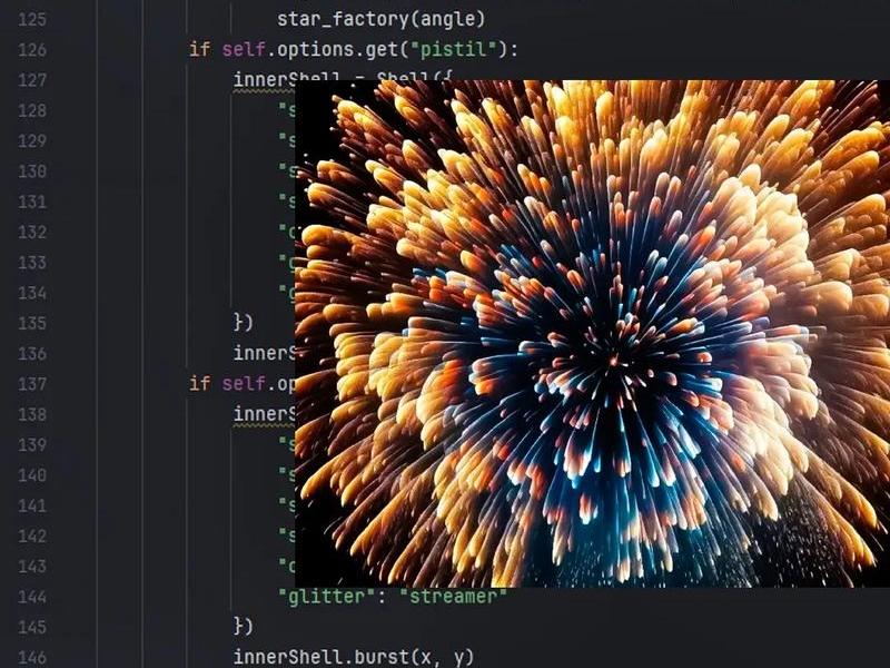 HTML烟花特效 - html代码烟花特效python HTML烟花特效 - html代码烟花特效python