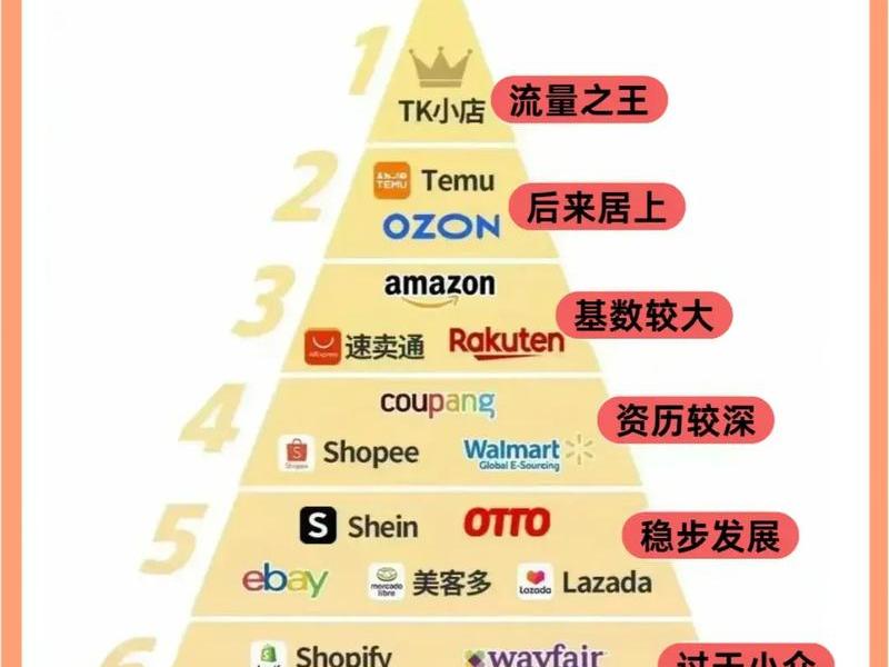 2026年美国电商平台排名；美国十大电商平台排名