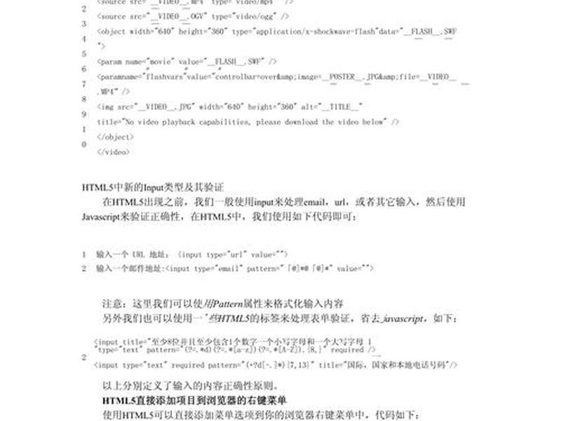 html-css代码、html css常用代码大全